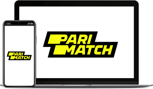 Parimatch laptop mockup