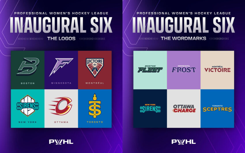 PWHL Branding announced on September 9th, 2024, courtesy of the Professional Women's Hockey League