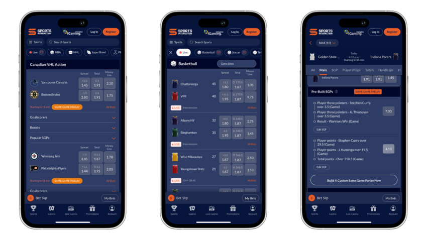 sports interaction app