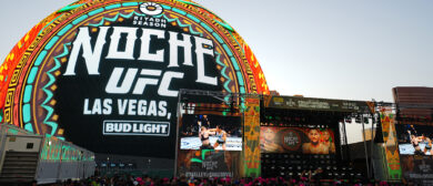 A general view during the UFC 306 at Riyadh Season Noche UFC press conference at Sphere on September 12, 2024 in Las Vegas, Nevada.