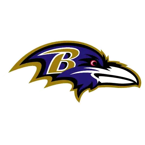 The Baltimore Ravens NFL logo