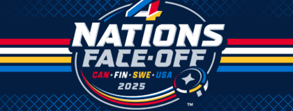 The official NHL logo for the 2025 4 Nations Face-Off