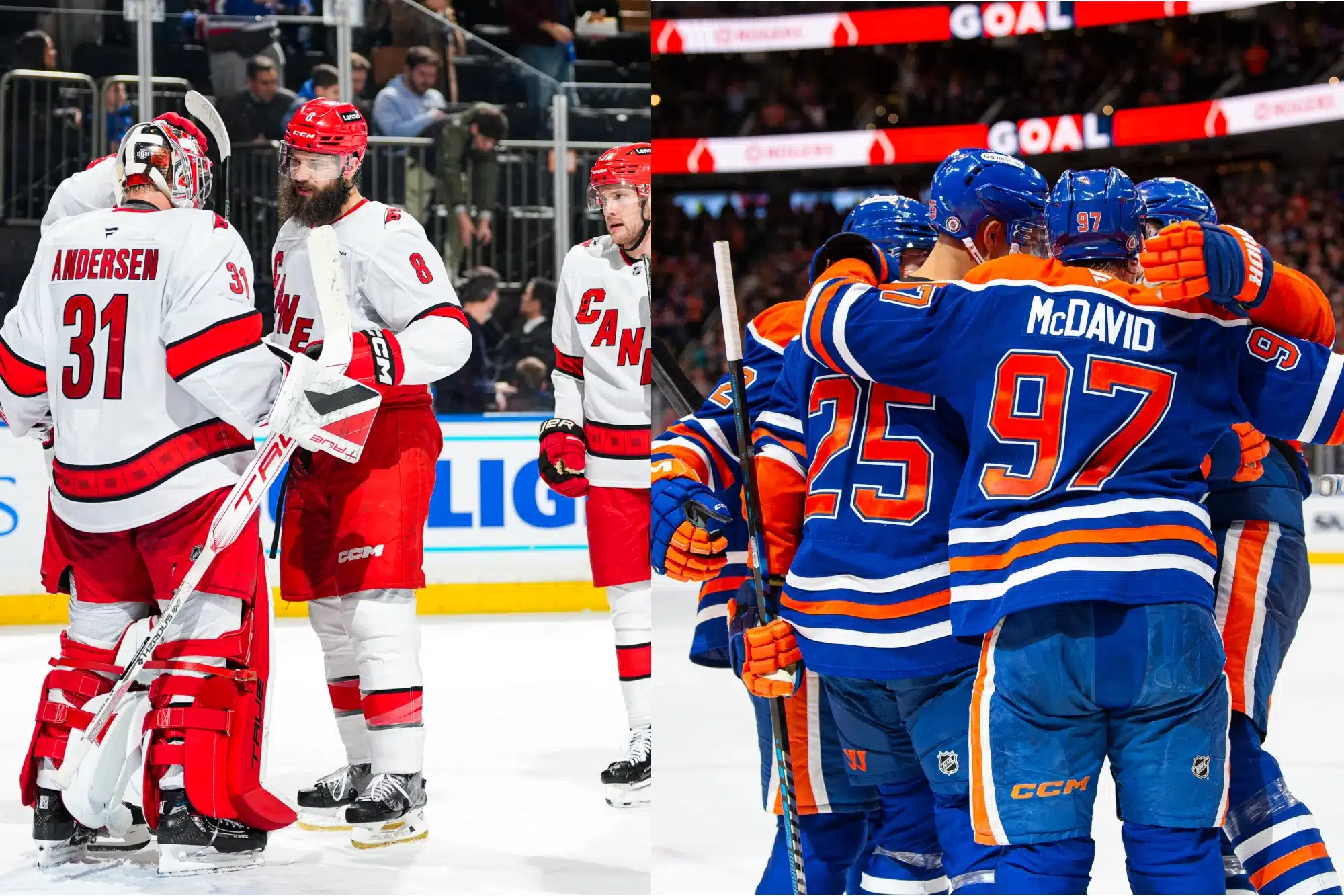 The Carolina Hurricanes are the slight favourite over the Edmonton Oilers according to bet365's 2025 Stanley Cup odds.