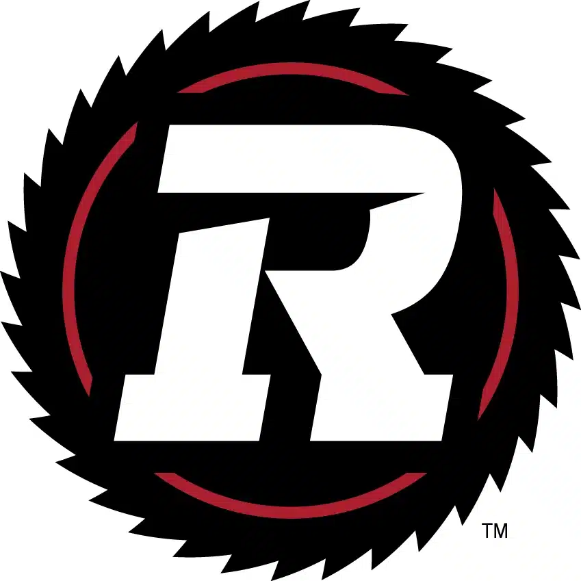 The official CFL logo for the Ottawa Redblacks