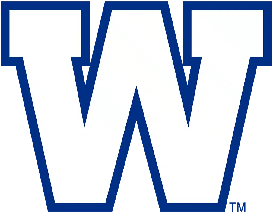 The official CFL logo for the Winnipeg Blue Bombers